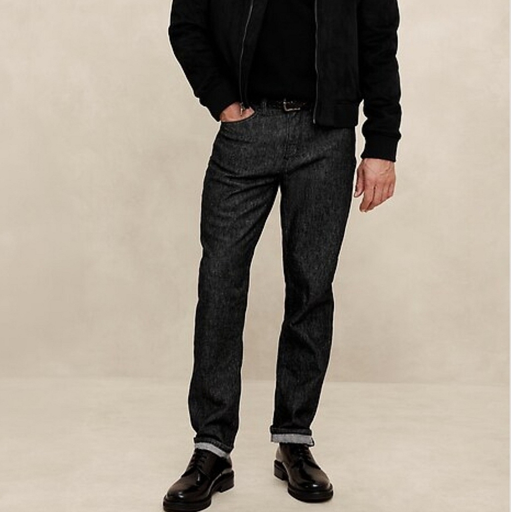 Banana Republic Charcoal Slim Jeans
